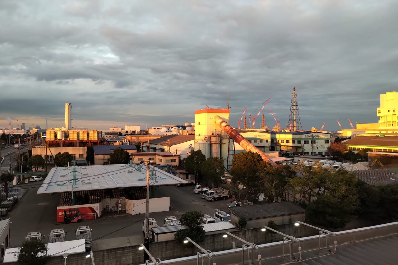 コストコ　屋上からの景色