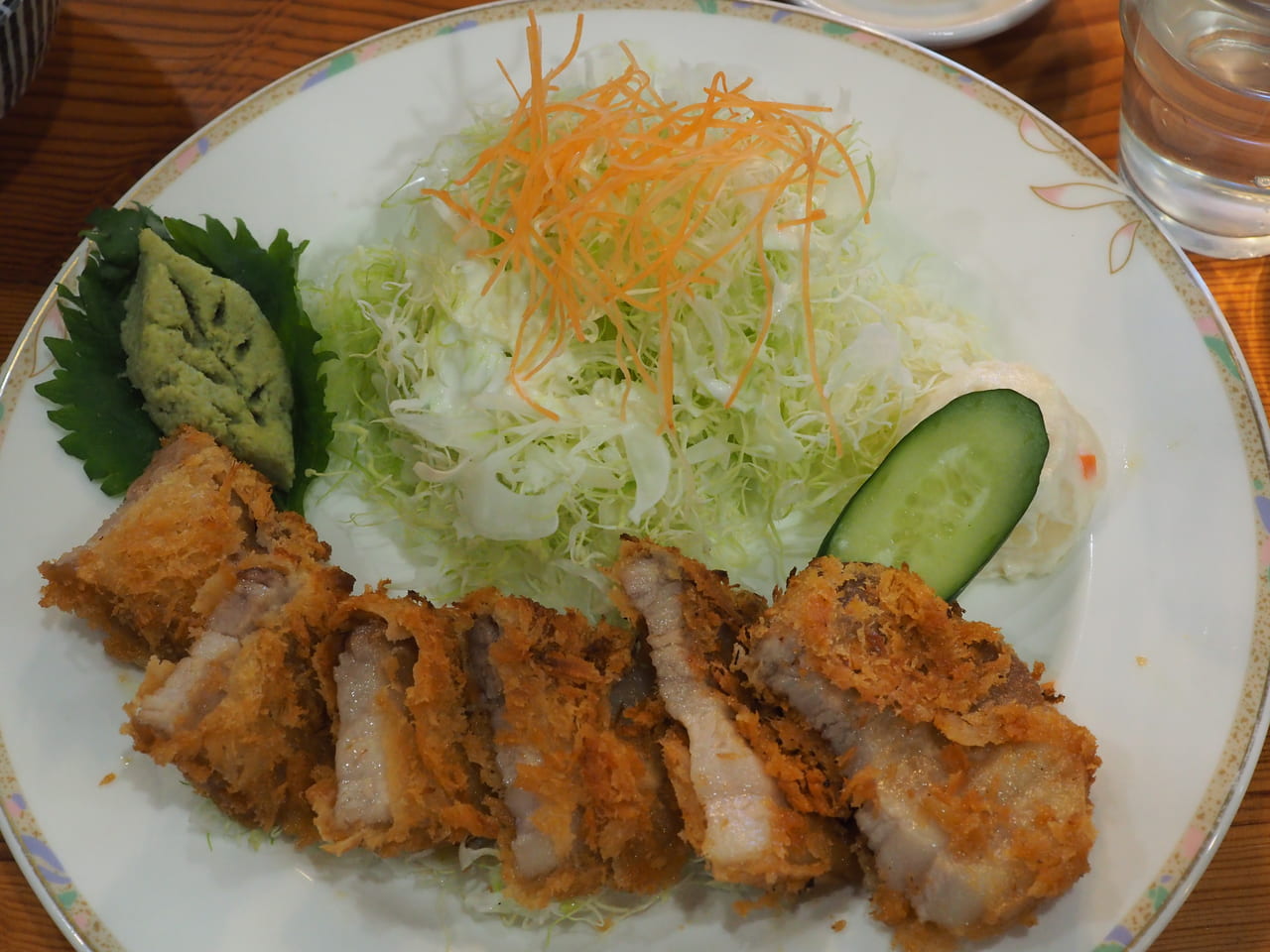 生わさびとんかつ定食